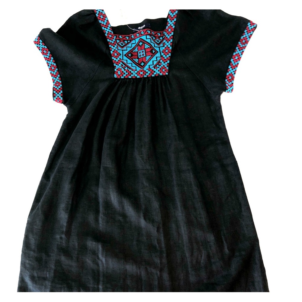 Madewell black above knee dress